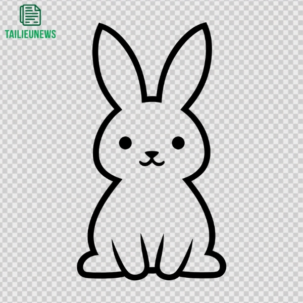 Tải Miễn Phí 20+ Hình Con Thỏ Vector PNG Cực Đẹp, Cực Cute con thỏ vector