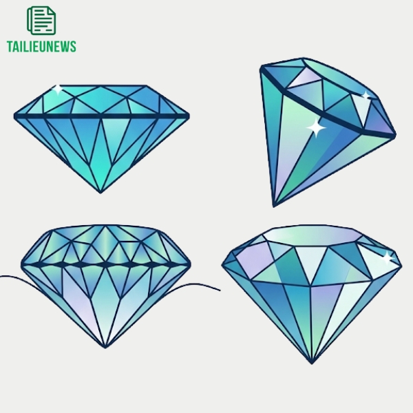Tải 10+ Hình Viên Kim Cương Vector PNG Đẹp, Sắc Nét & Miễn Phí kim cương vector