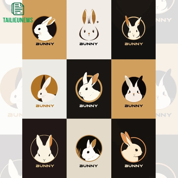 Tải Miễn Phí 20+ Hình Con Thỏ Vector PNG Cực Đẹp, Cực Cute con thỏ vector