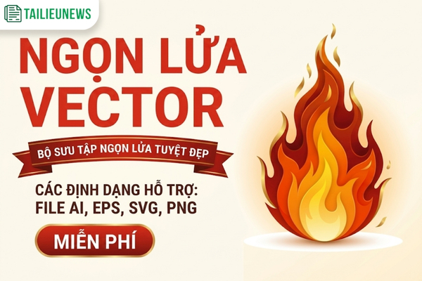 Tải Mẫu Ngọn Lửa Vector Đẹp Chất Lượng Cao - File PSD, PNG Ngọn Lửa Vector