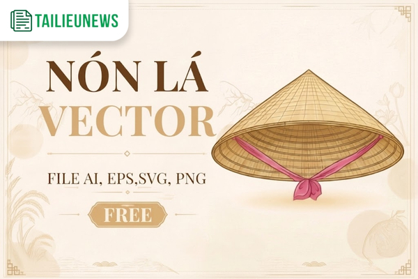 Tải 20+ Hình Nón Lá Vector Free Download Đẹp Chất Lượng Cao nón lá vector