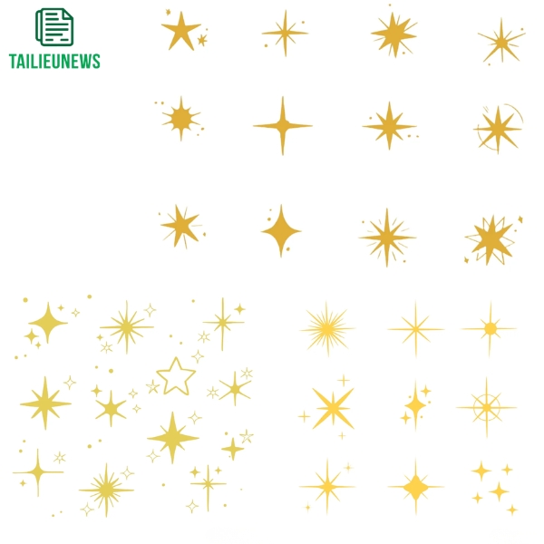 Free Download 15+ Mẫu Bling Bling Vector PNG Tách Nền Sắc Nét bling bling vector