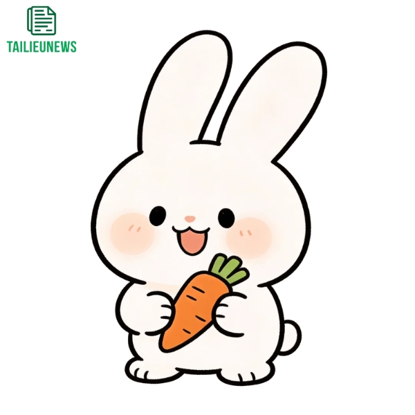 Tải Miễn Phí 20+ Hình Con Thỏ Vector PNG Cực Đẹp, Cực Cute con thỏ vector