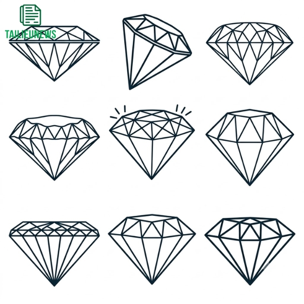 Tải 10+ Hình Viên Kim Cương Vector PNG Đẹp, Sắc Nét & Miễn Phí kim cương vector